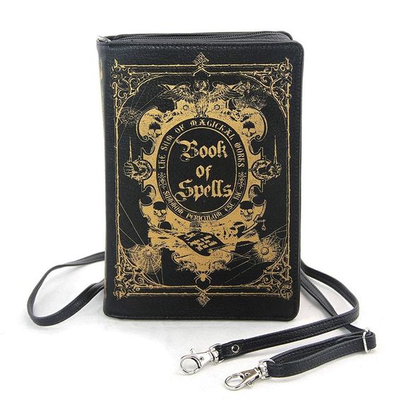 Book of Spells for Love- Red Book Clutch Bag